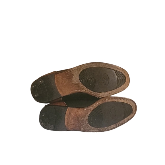 Men Vintage Leather Black And Brown Tassel Loafers By Florsheim Size 9D - Picture 9 of 11